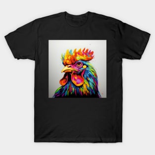 Colourful Rooster T-Shirt